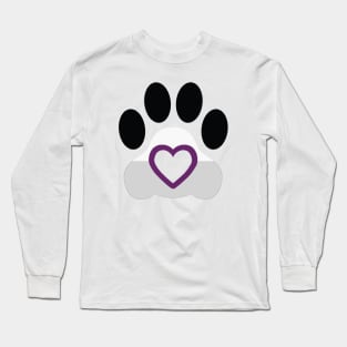 Pride Paw: Demisexual Pride Long Sleeve T-Shirt